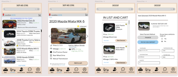 Car Listing App Prototype