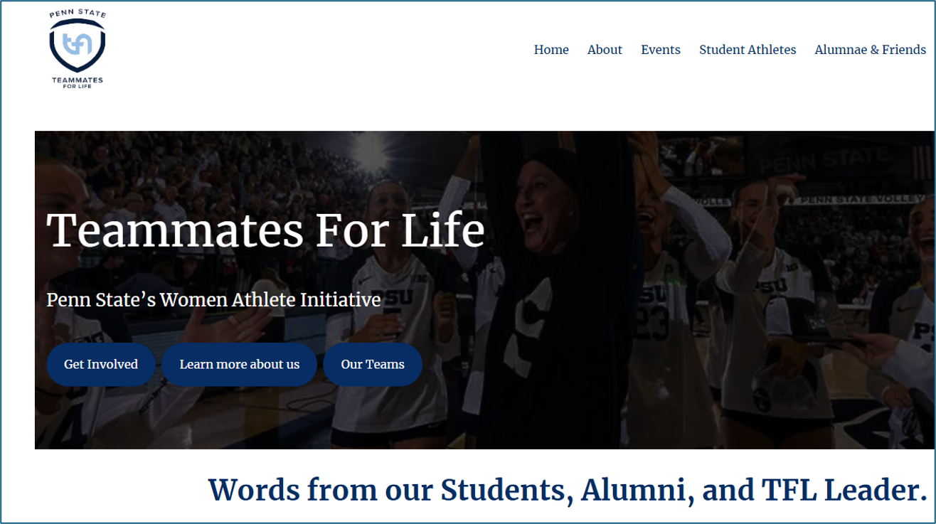 Teammates for Life Web Platform